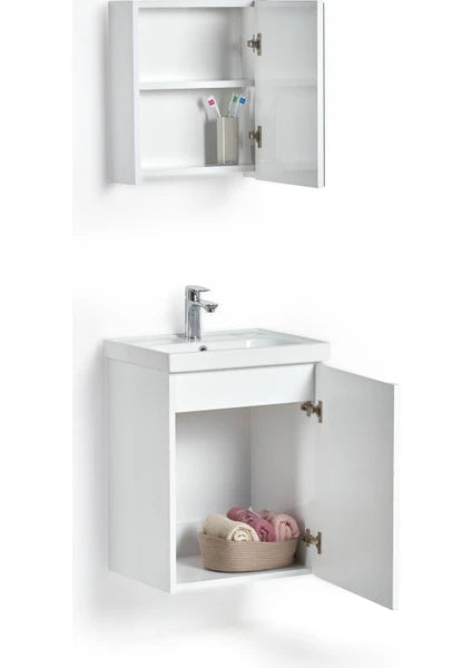 50x38 desenli banyo dolabı